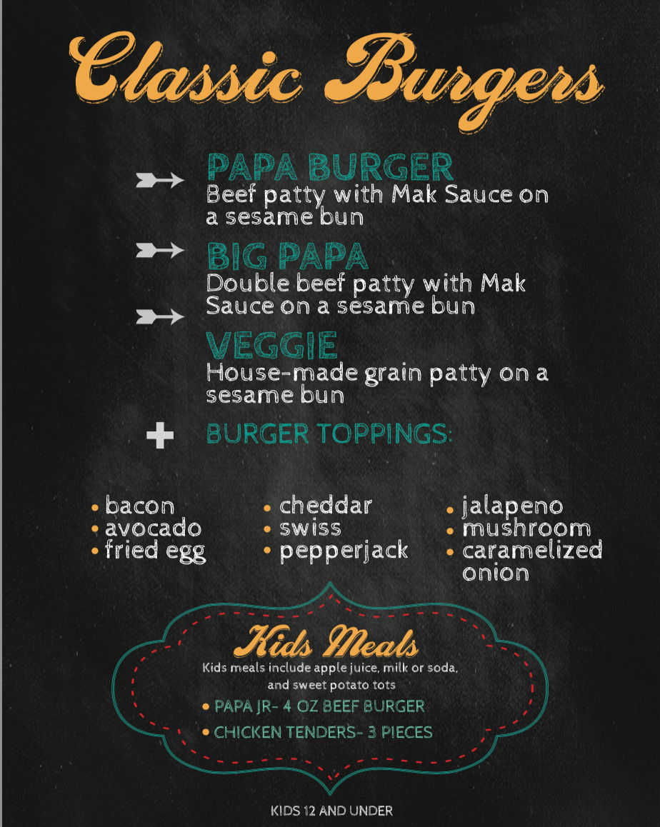 Papa Mak's Burgers