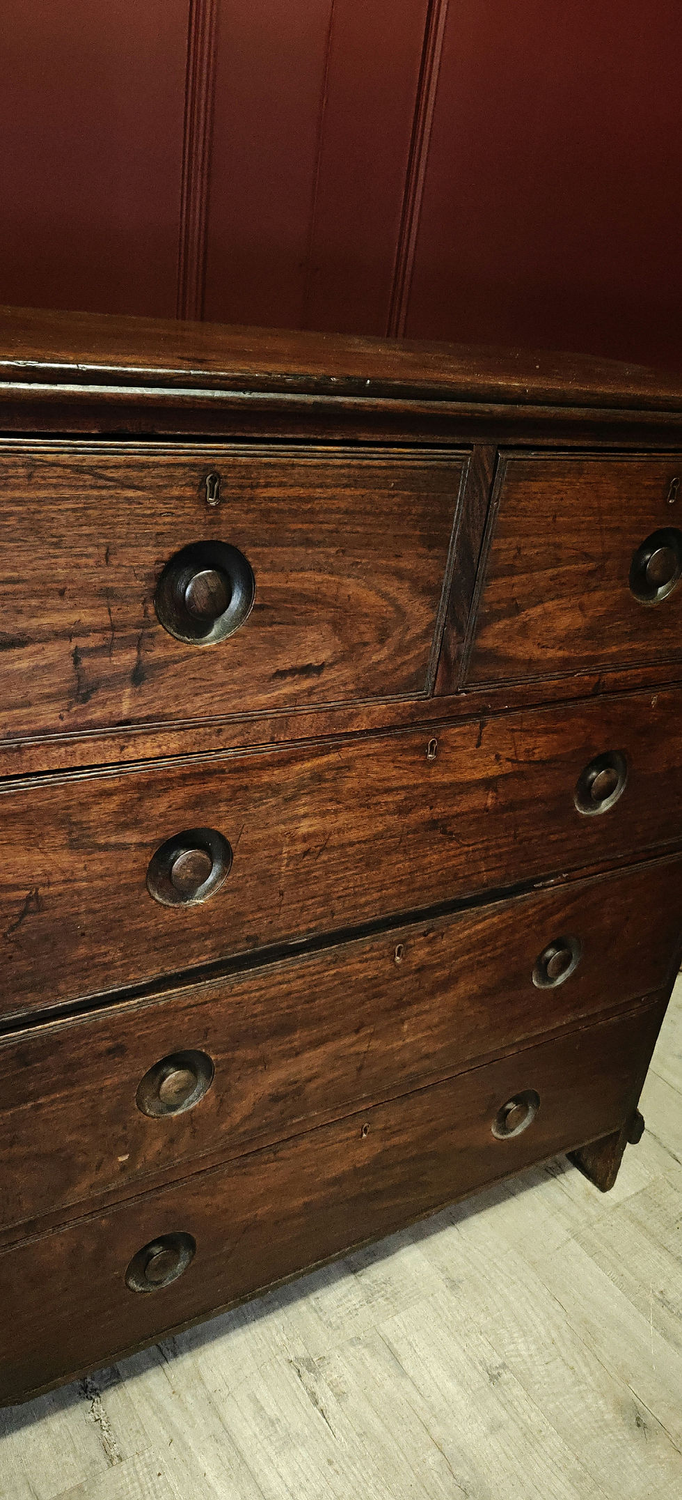 Thumbnail: 19th century teak campaign drawers (Napoleon connection)