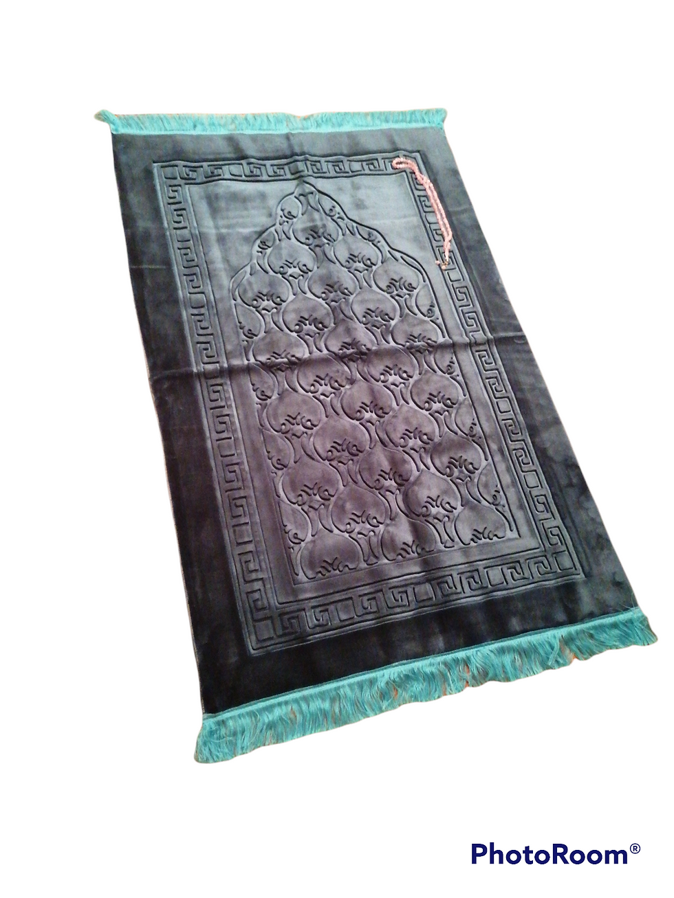 Thumbnail: Luxury Padded Prayer Mat Rug Non Slip Velvet Soft Plush, 99 beads rosary gift, A