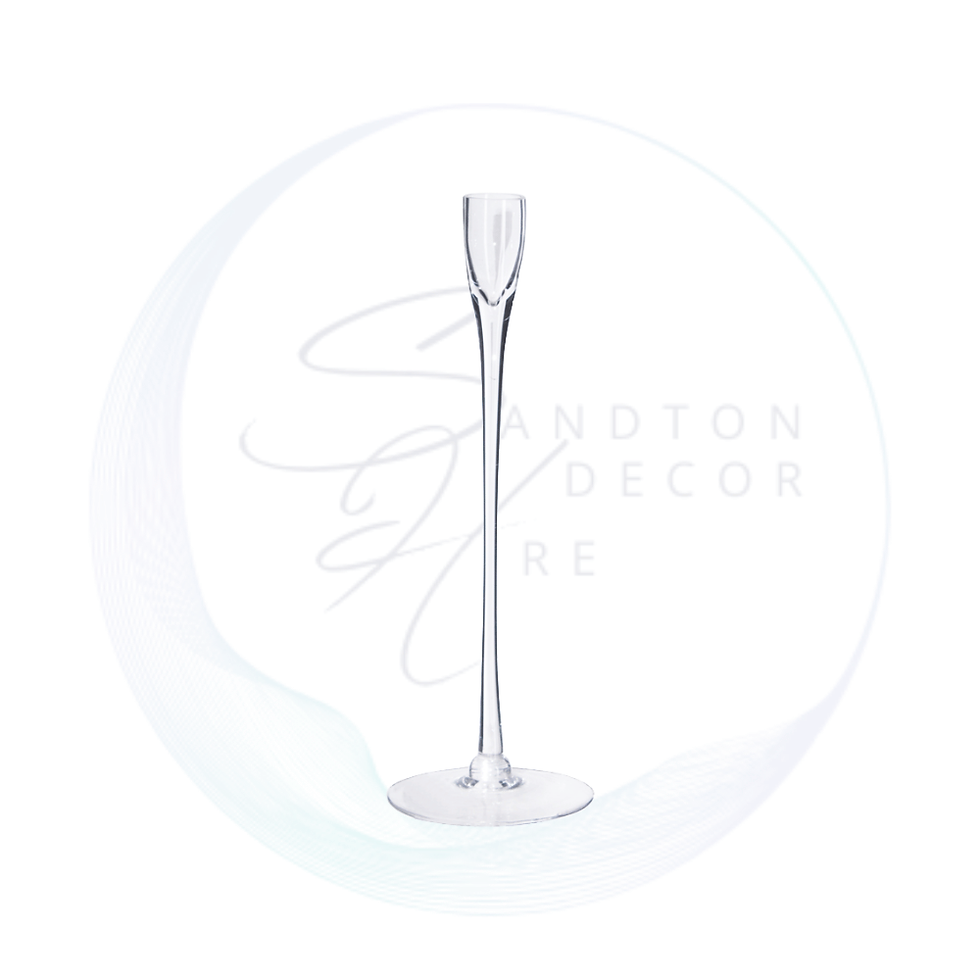 Large Letando candlestick holder, 30 cm high, perfect for weddings, events, and elegant table décor styling