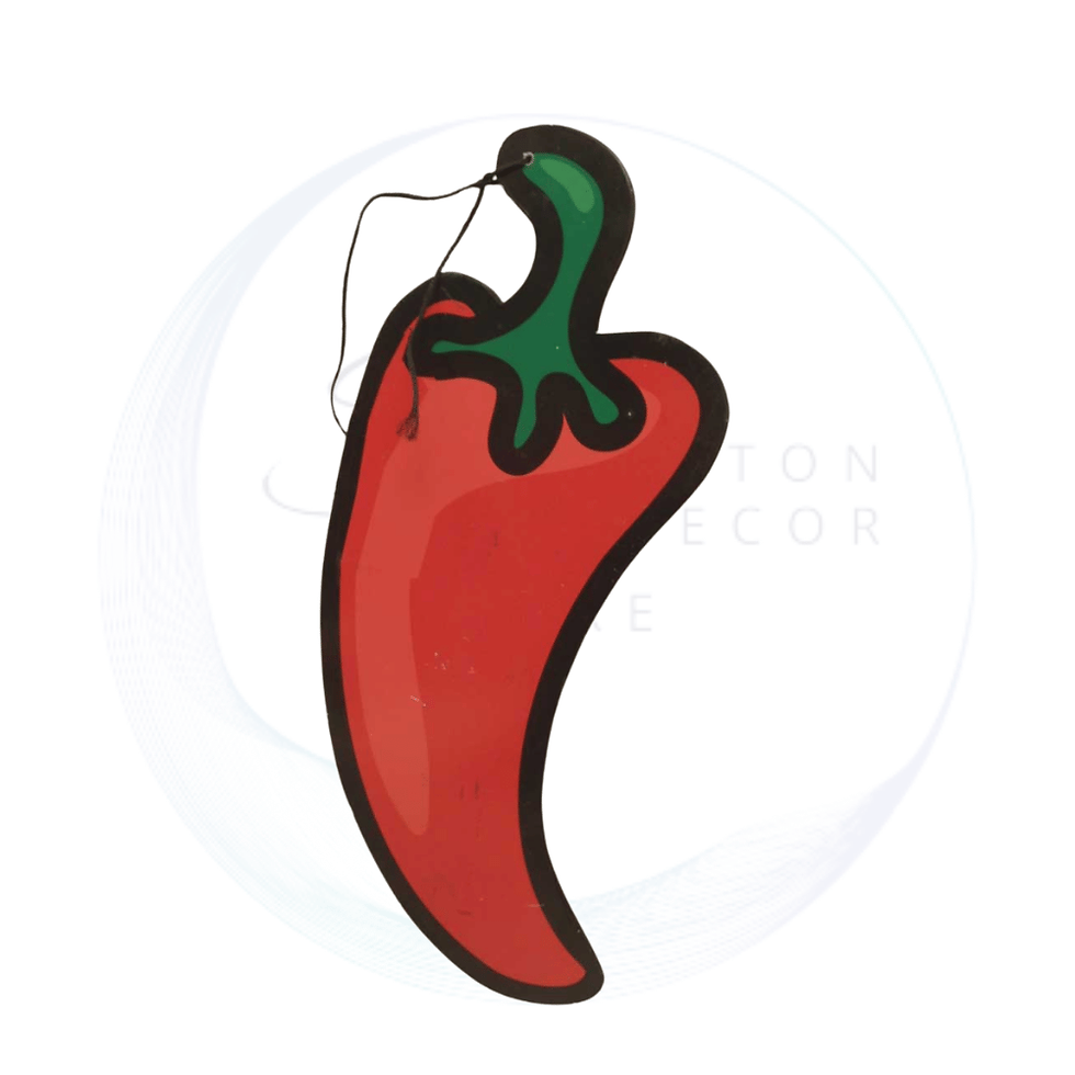 Chilli XO cut out, 60 cm high and 24 cm wide, perfect for Mexican themed events, fiestas, and decorative displays.