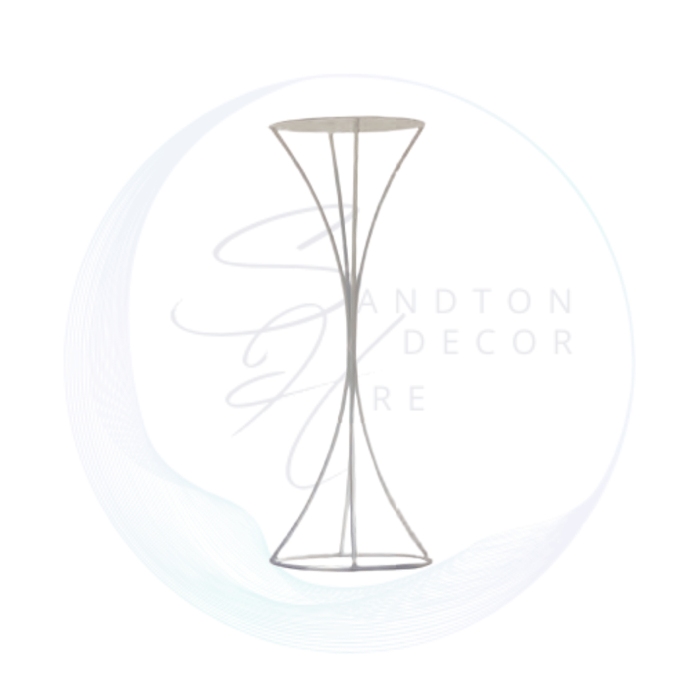 Alice table stand, 72 cm high and 25.5 cm wide, ideal for event styling, signage, and decorative displays