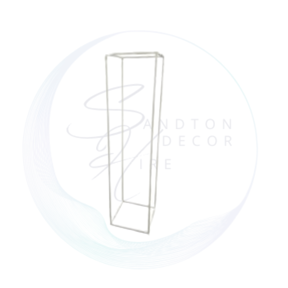 Ella display stand, 140 cm high, ideal for event styling, signage, and decorative displays