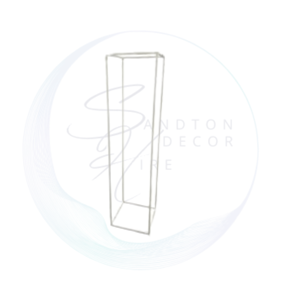 Ella display stand, 140 cm high, ideal for event styling, signage, and decorative displays