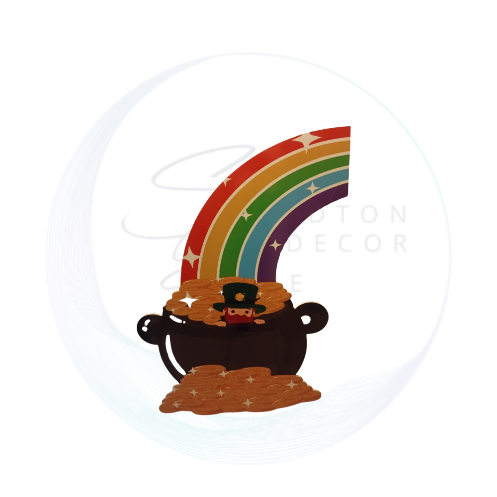 Leprechaun – Pot Of Gold – Rainbow – 140cm