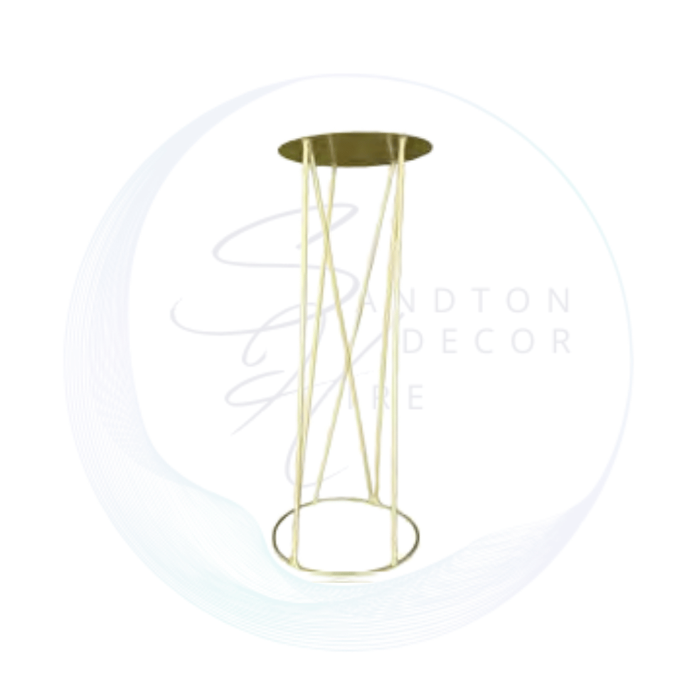 Gatsby table stand, ideal for event styling, signage, and decorative displays with a classic elegant look
