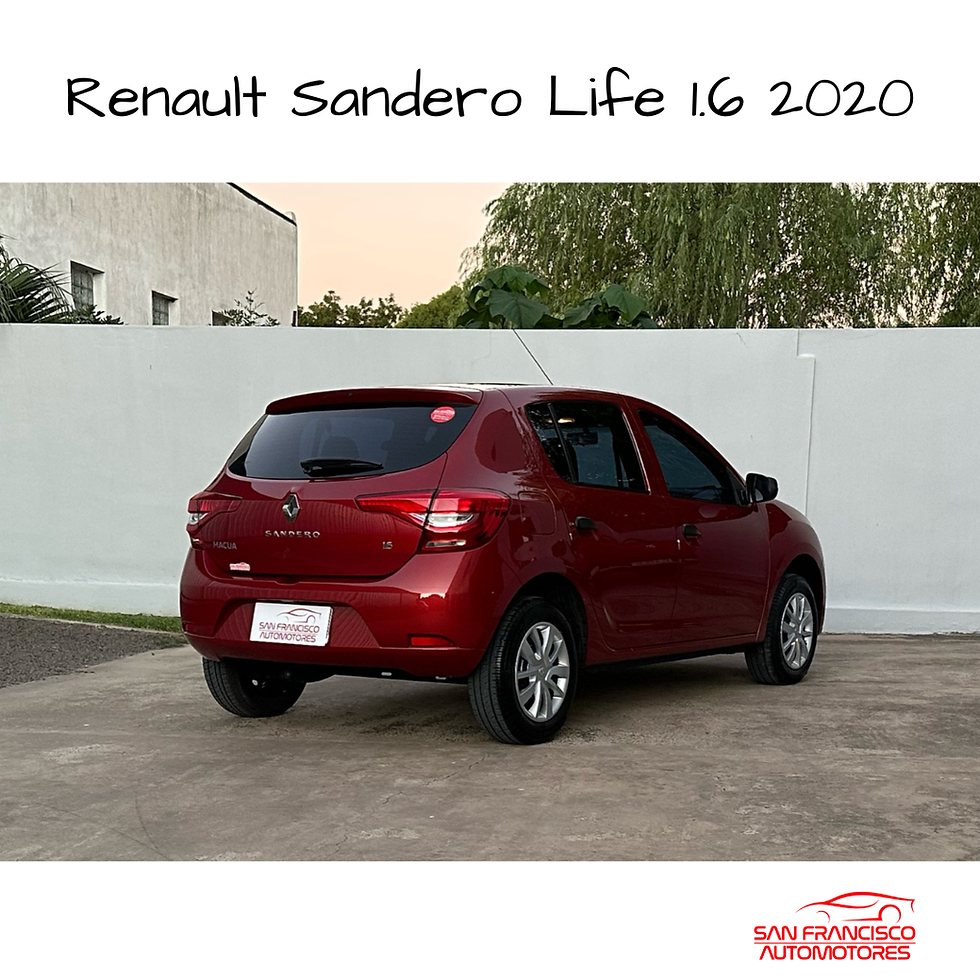 Miniatura: Remault Sandero life 1.6 2020