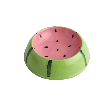 Ceramic Cat Bowl "Fruits" Watermelon