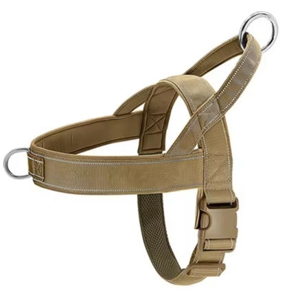 A7 Tactical Dog Harness – Nylon (Light Brown)