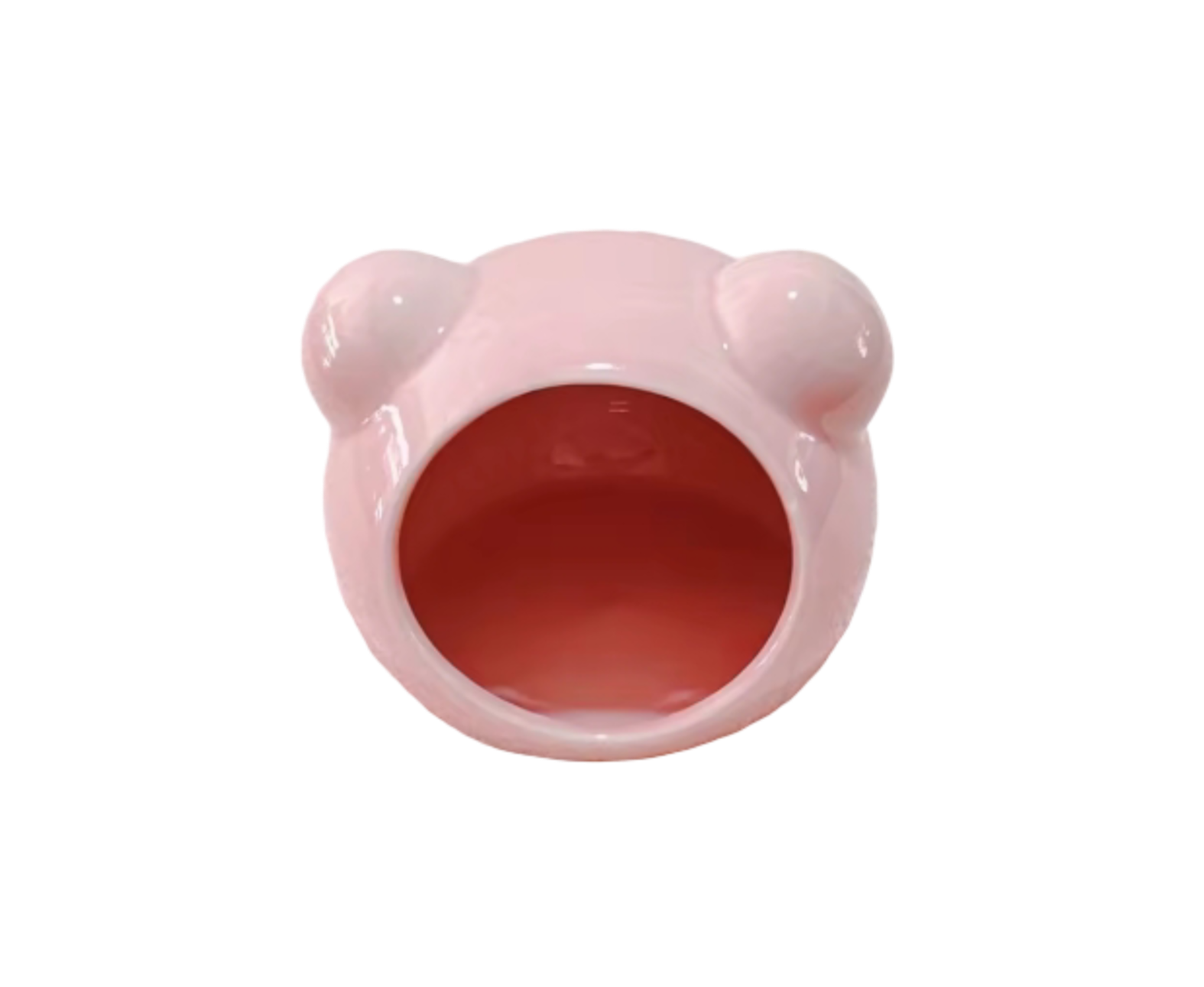 Small Ceramic Rodent Nest Pink