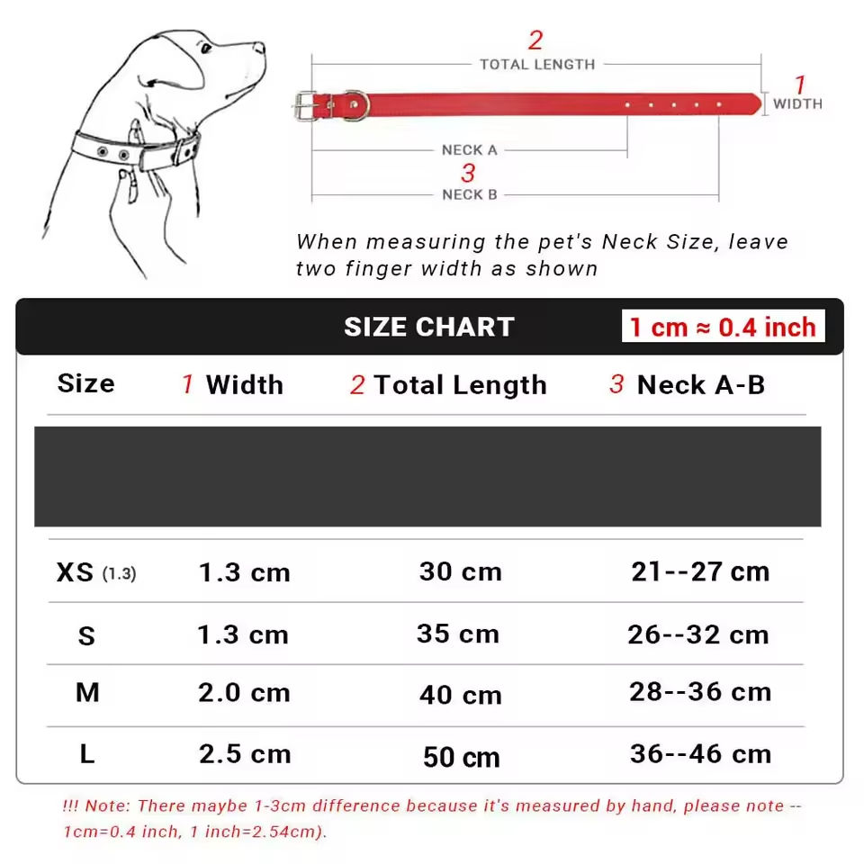 Thumbnail: Leather Collar – Adjustable Light Blue