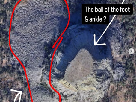 IS DEVIL'S TOWER A GIANT FOOT?