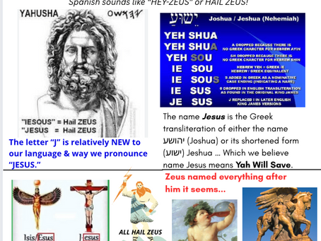 JESUS OR HAIL ZEUS?