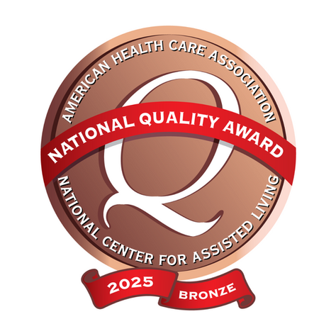 4 Areté Living Communities Earn 2025 AHCA/NCAL Bronze National Quality Award  