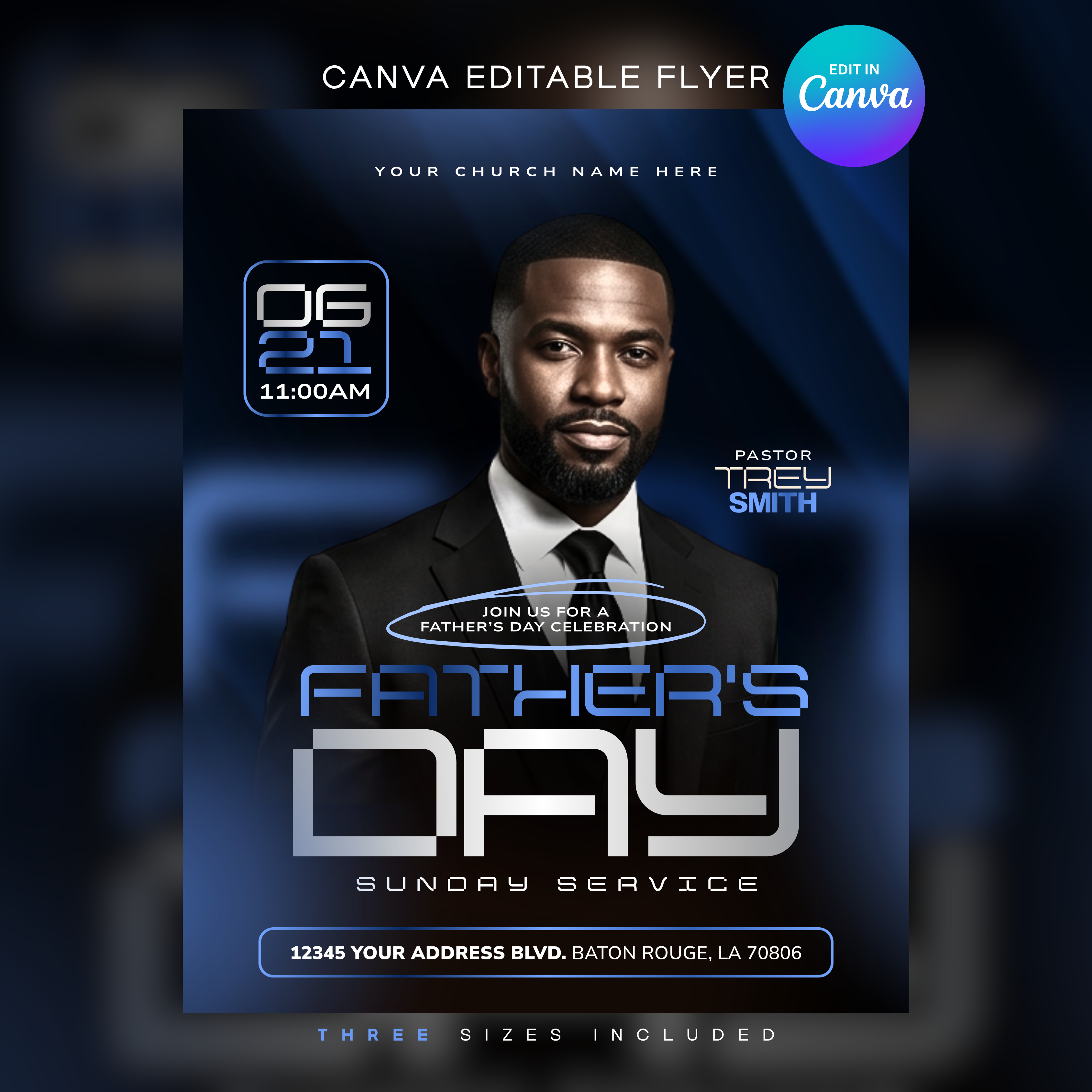 Father's Day | Church Flyer Template