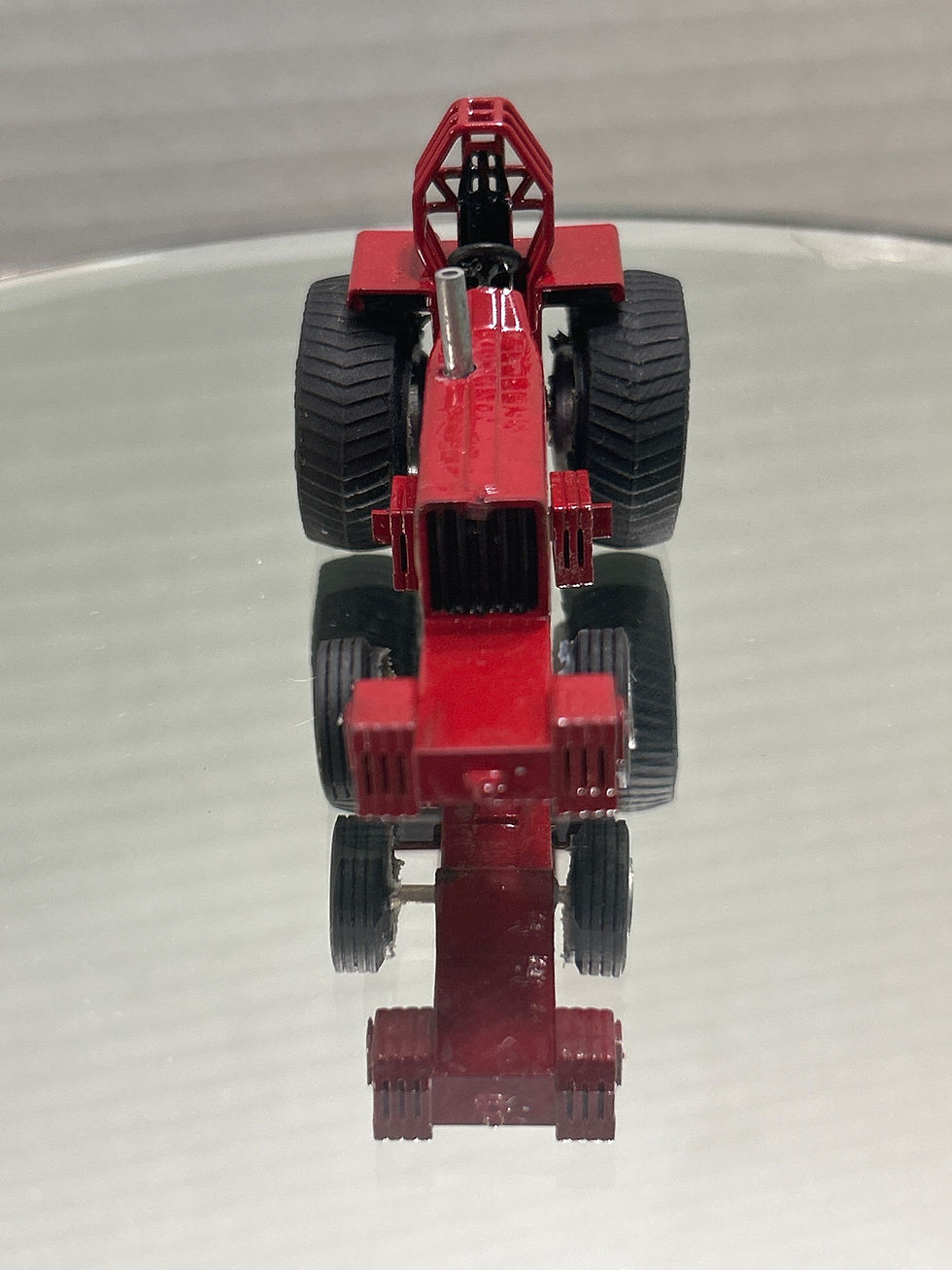 Thumbnail: 1/64 3d printed Farmall 806 pulling tractor