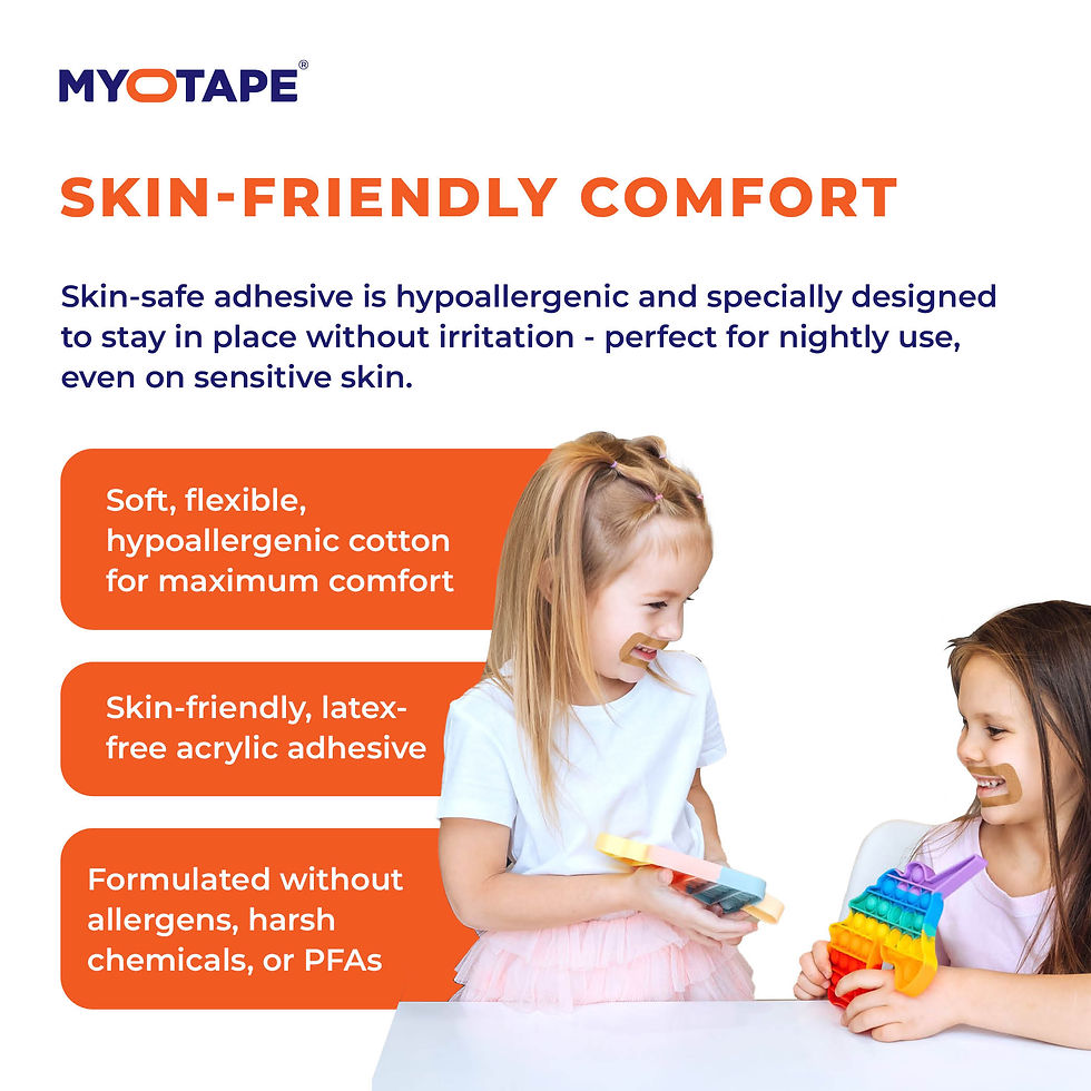 Thumbnail: MYOTAPE munnplástrar fyrir börn - Sensitive skin