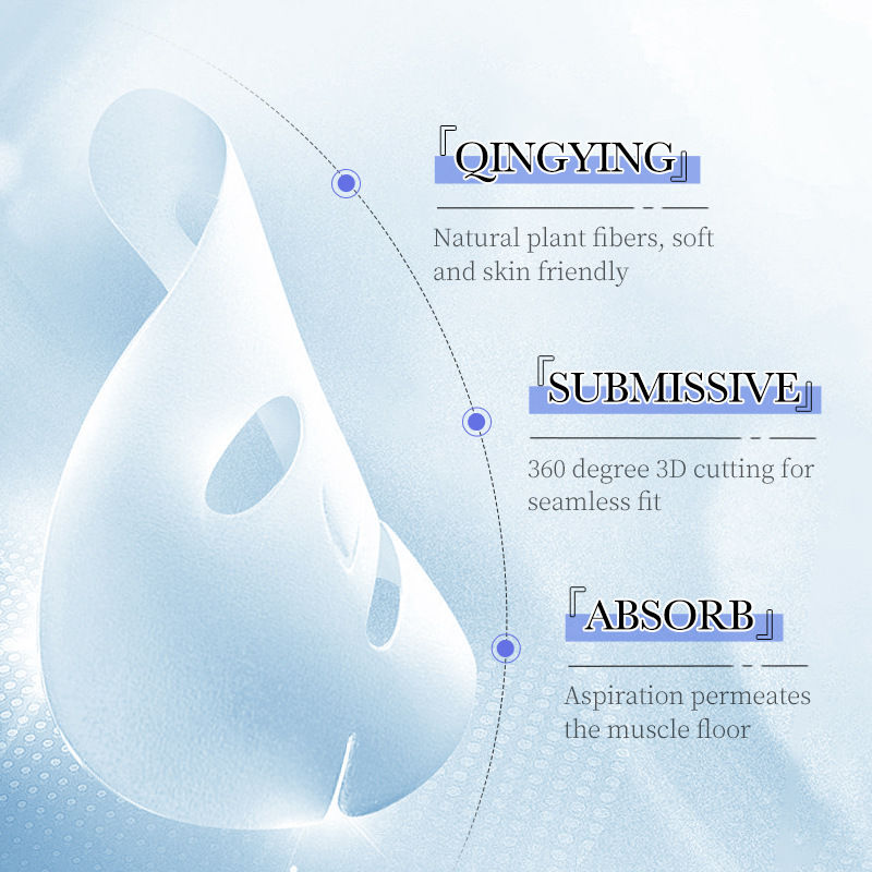 Thumbnail: 10pcs SAODER Hyaluronic Acid Facial Masks Face skincare Firming Hydrating Moistu