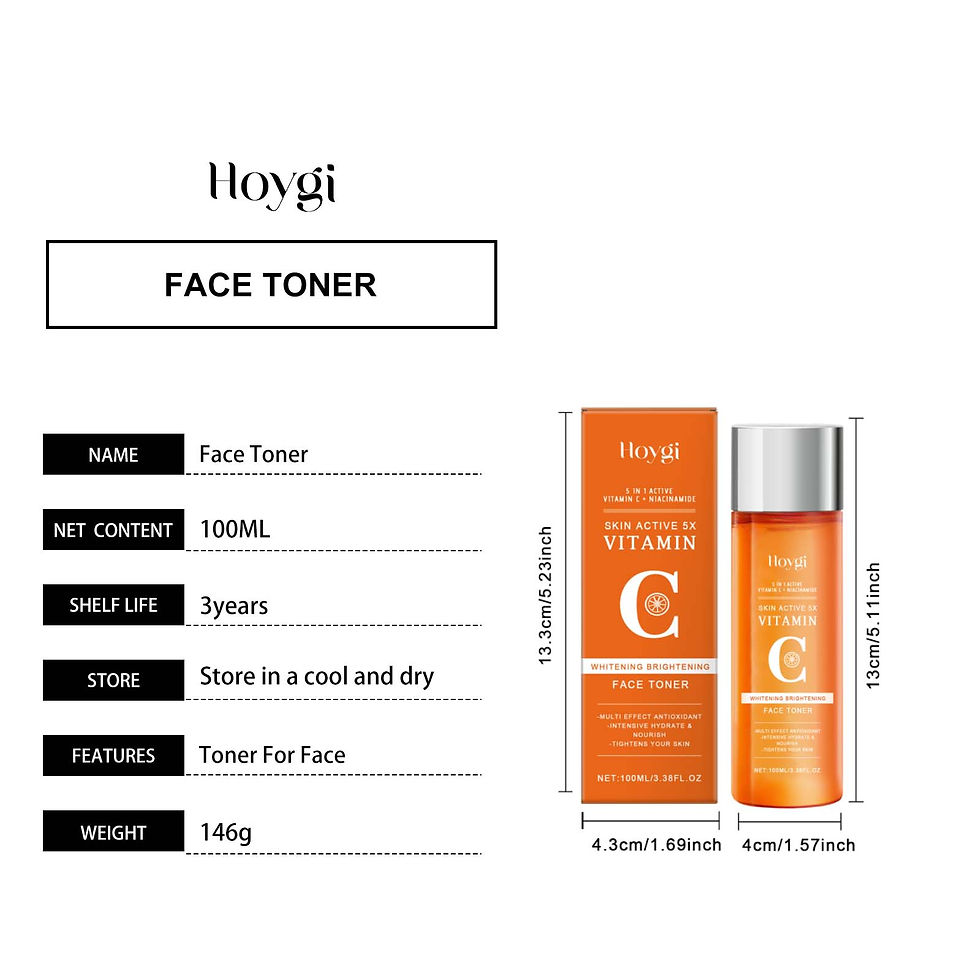 Thumbnail: Vitamin C Brightening Toner for Face with Niacinamide Hydrating Facial Toner Dry