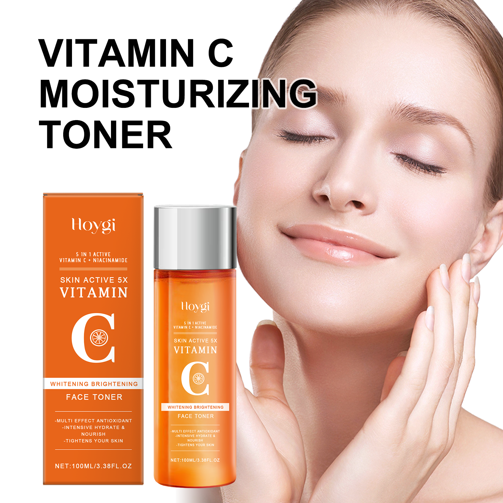 Vitamin C Brightening Toner for Face with Niacinamide Hydrating Facial Toner Dry