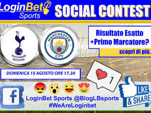 #WeAreLoginbet: il contest social che ti premia se indovini il risultato di Tottenham Vs Man. City!