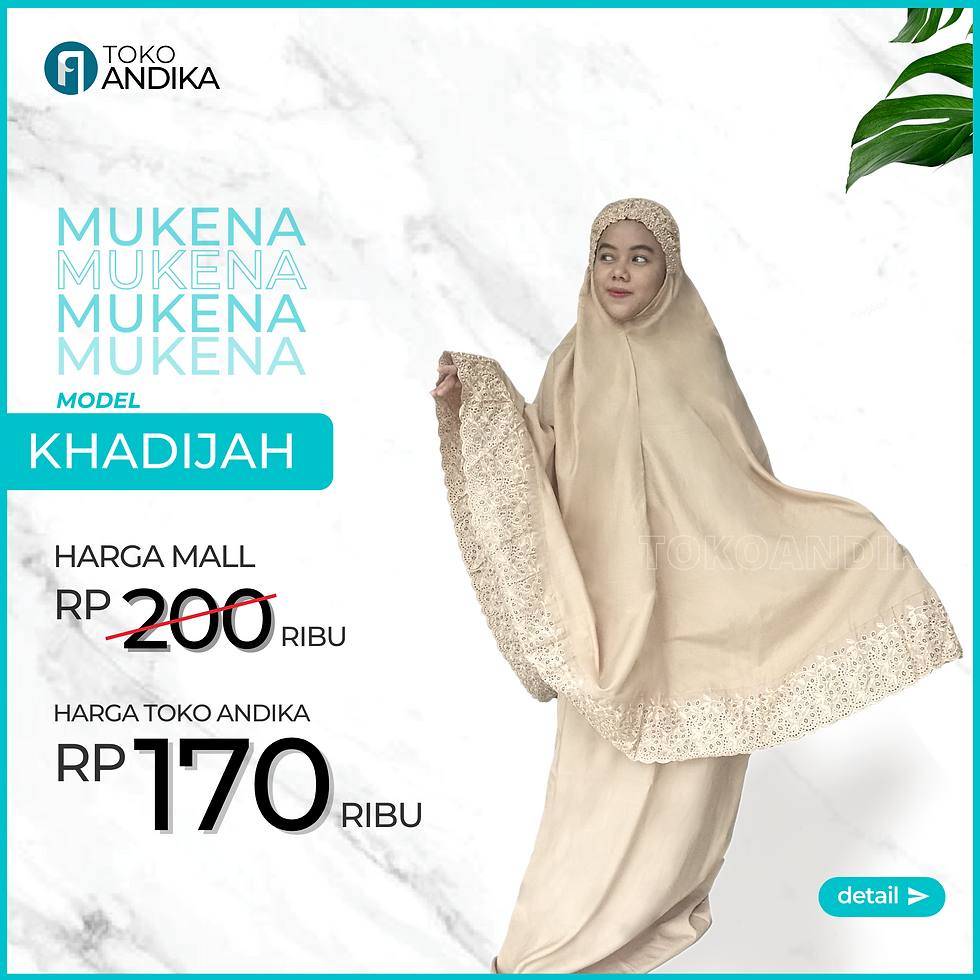 Mukena Khadijah - Cream