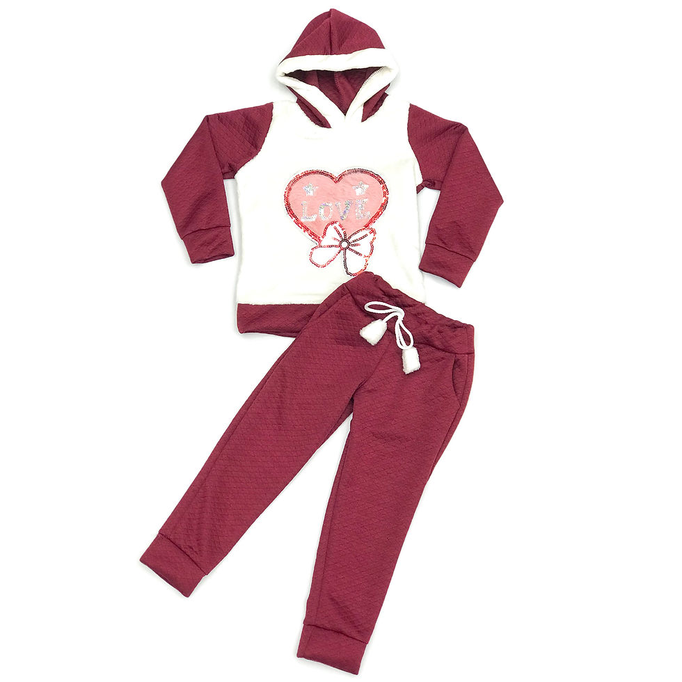 Conjunto Matelassê Ted Coração
