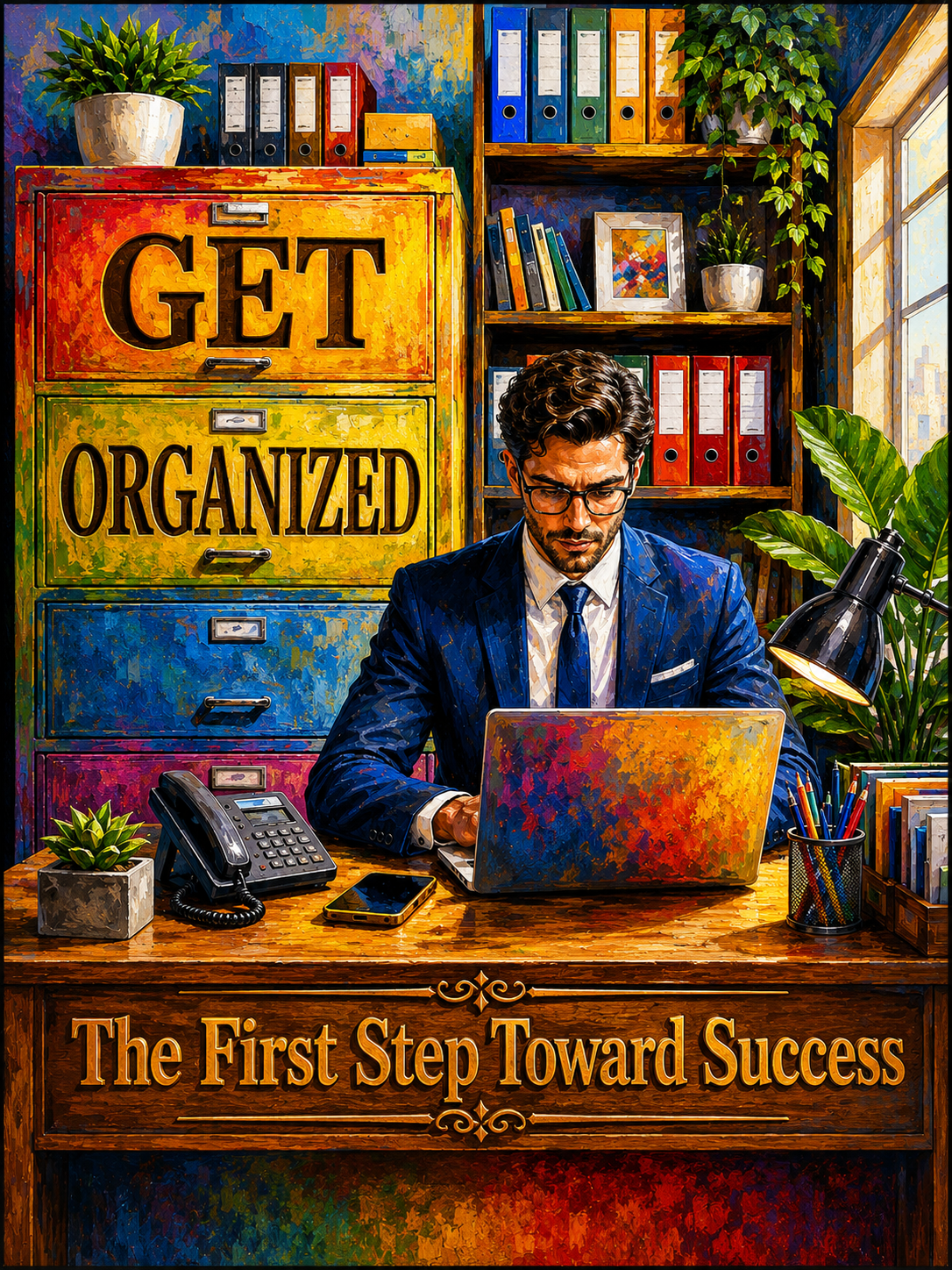 GET ORGANIZED POSTER DESIGN (18" x 24")