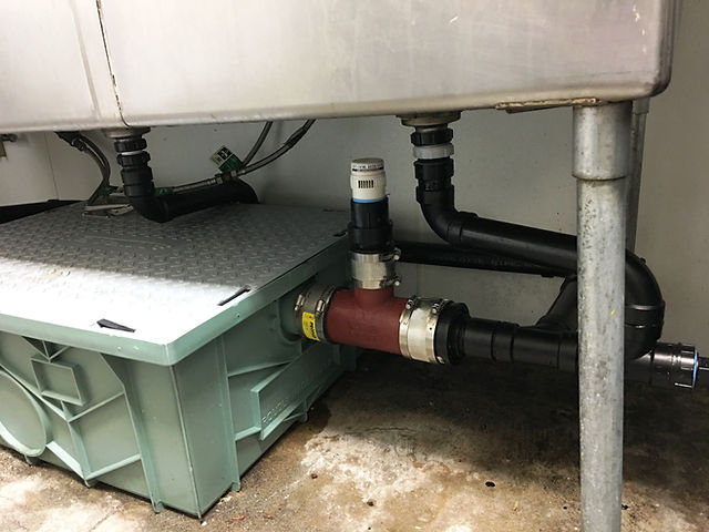 Grease trap installation best sale