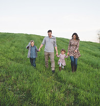 Family Walking Outdoors