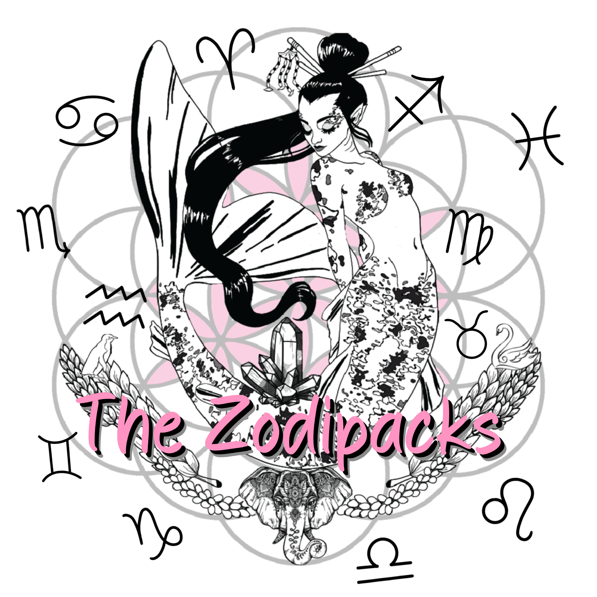 The Zodipacks - Zodiac Crystal Gift Packs