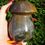 Thumbnail: Large Polished Banded Ocean Jasper Mushroom - 701g - 10cm Tall