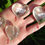 Thumbnail: Polished Flashy Clear Quartz Heart Palm Stones - 4 Pieces To Choose From