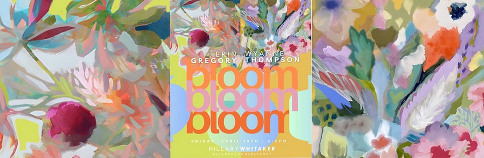 Friday April 10th - 6-8pm - Hillary Whitaker Gallery