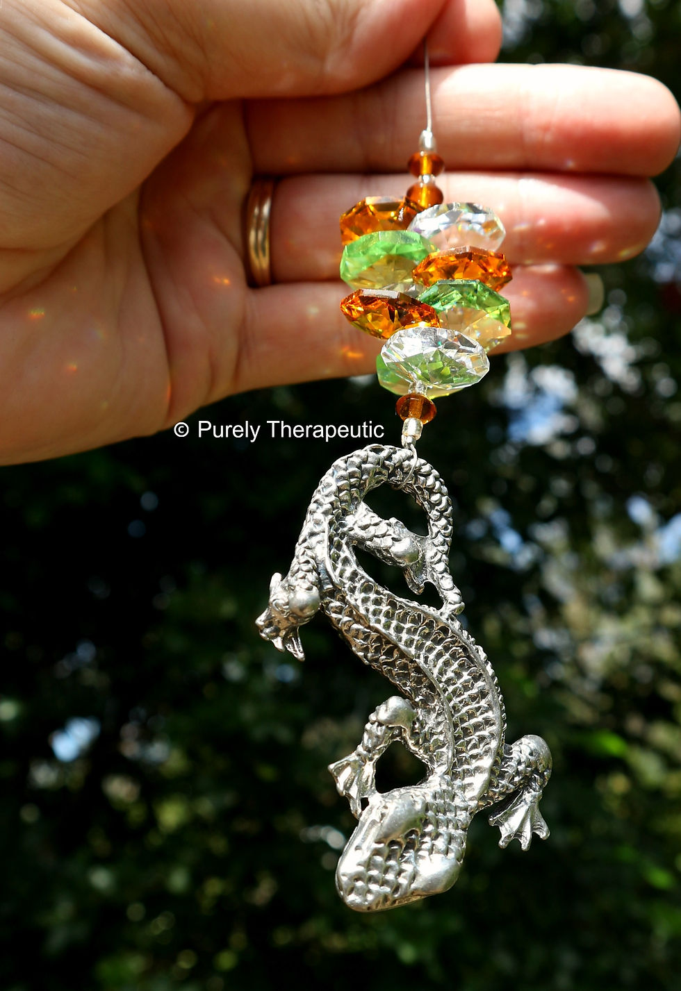 Gecko Sun Catcher Autumn