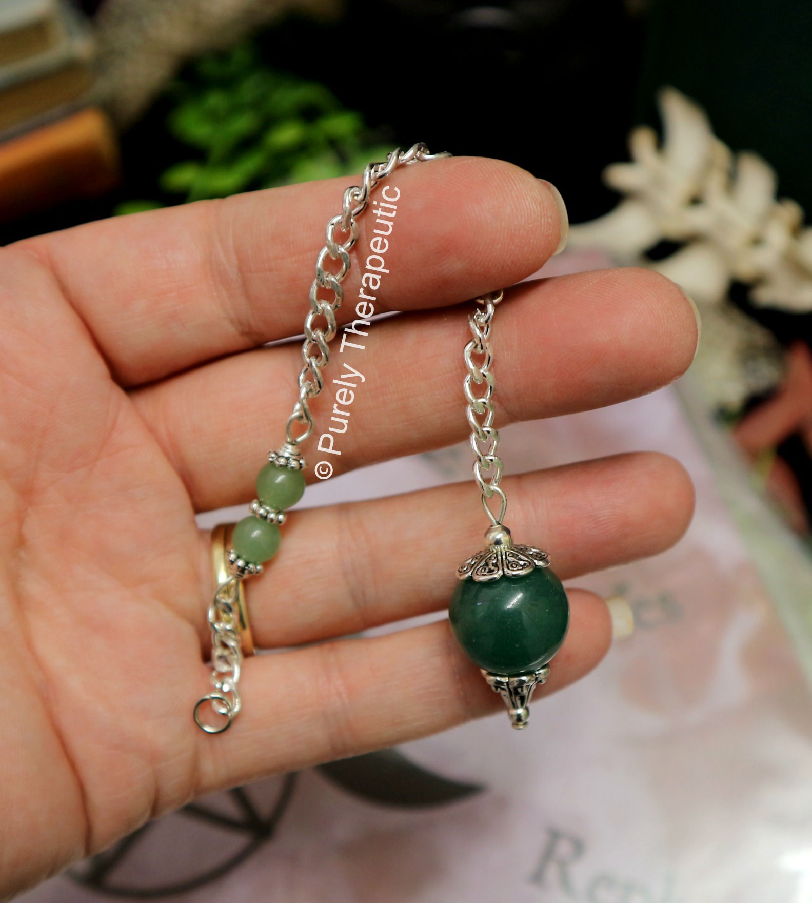 Green Aventurine Handmade Pendulum