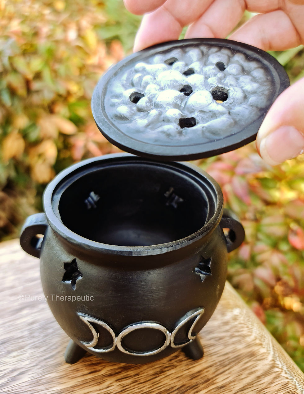 Thumbnail: Triple Moon Incense Cone Holder