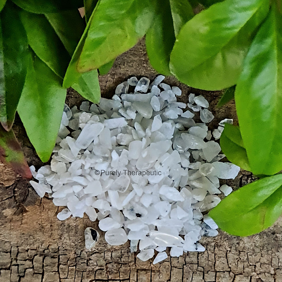 Rainbow Moonstone Crystal Chips