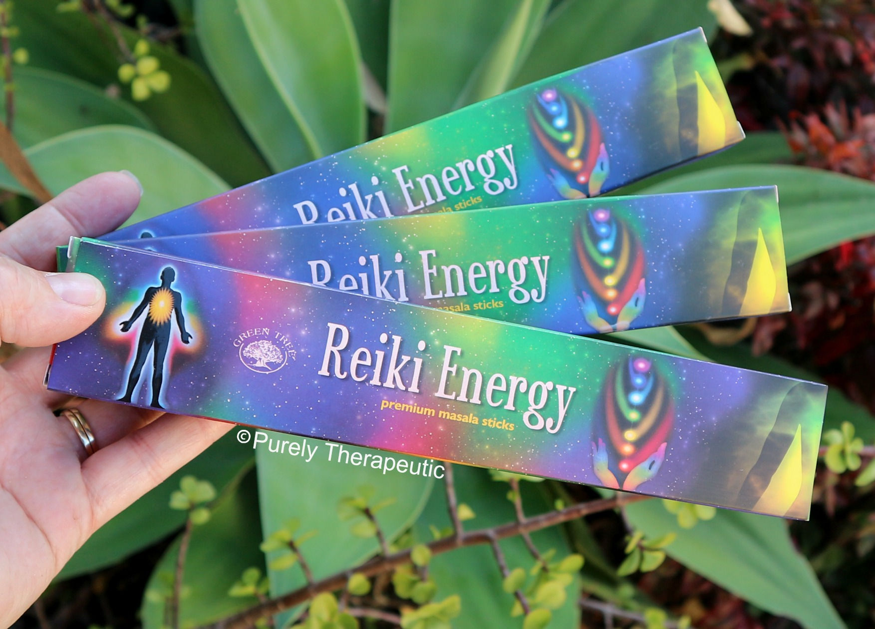 Reiki Energy Incense Sticks Green Tree