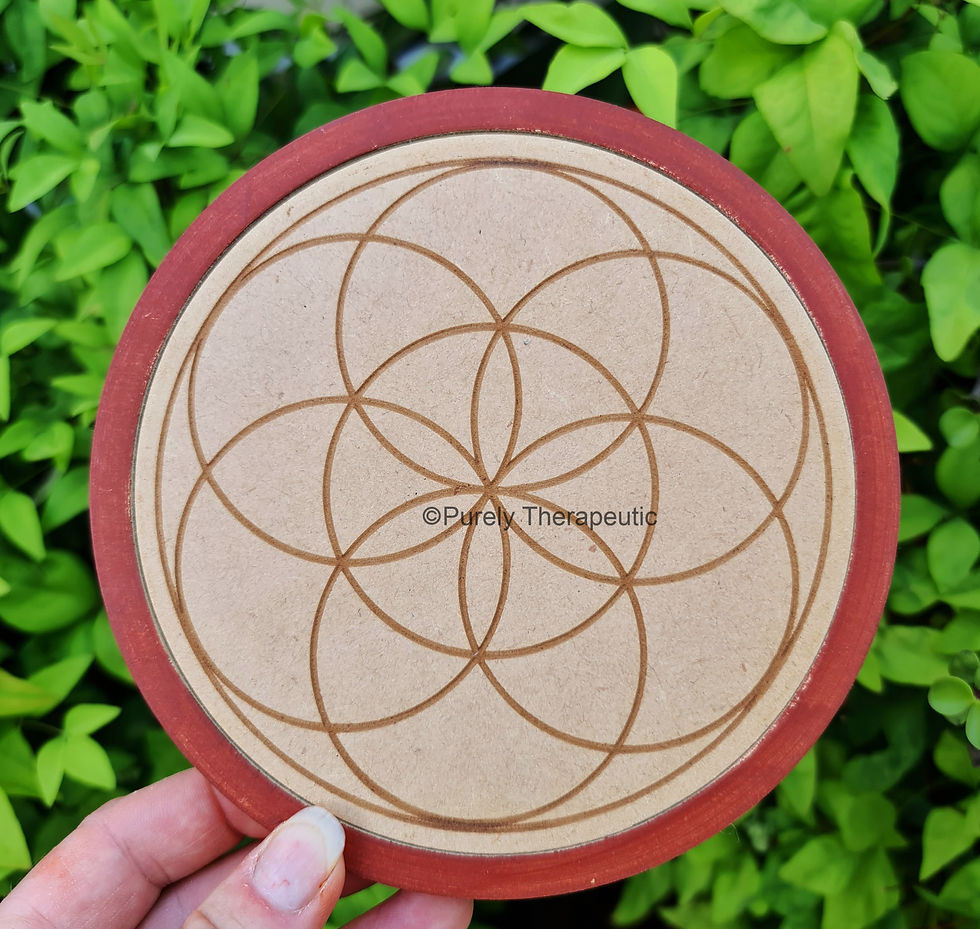 seed of life crystal gridding board