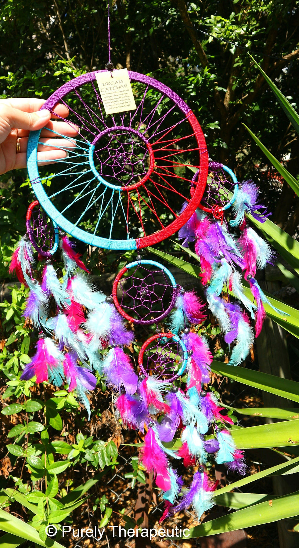 Multi_Color_Aqua_Purple_Red_Dream_Catcher
