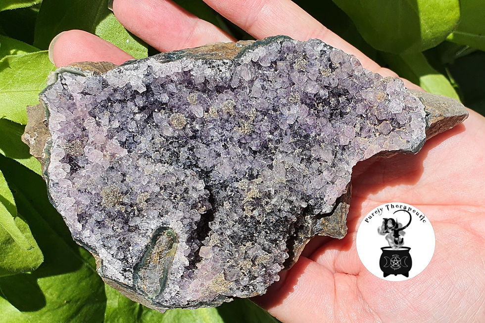 Raw Amethyst Cluster Gemstone