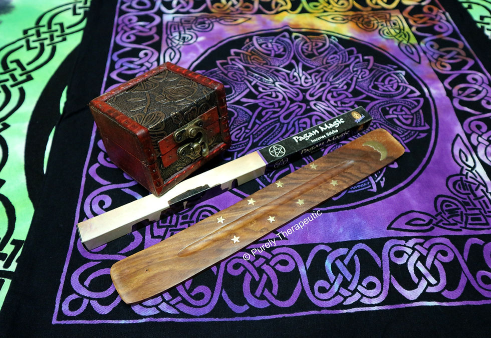 Incense and holder trinket box