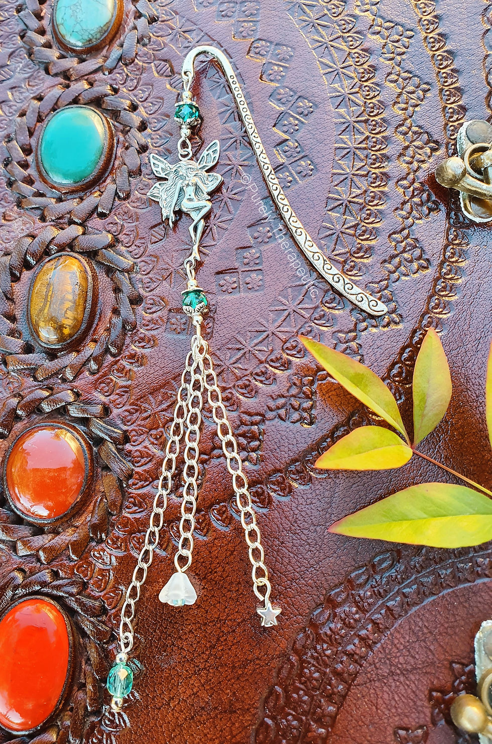 Aqua Fairy Bookmark Page Marker