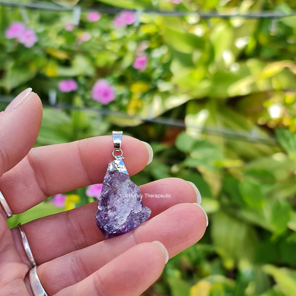 Thumbnail: Amethyst Raw Point Pendant
