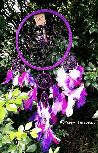 Purple Pink White Dream Catcher