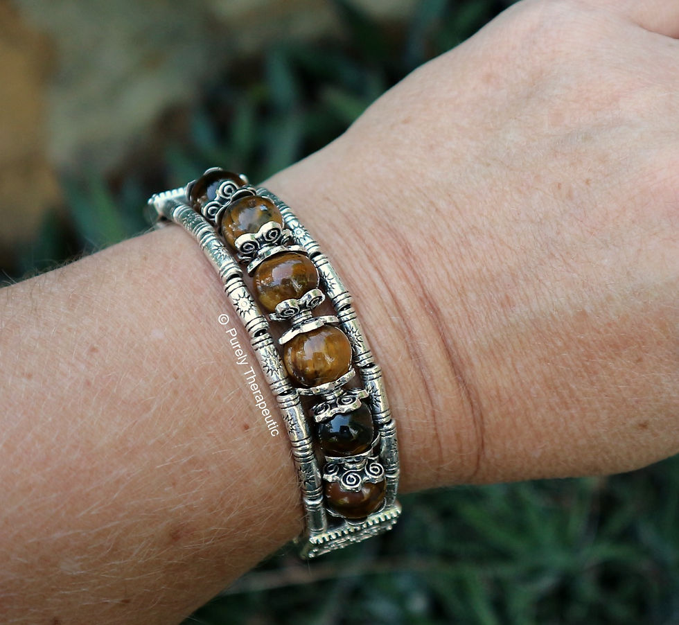 Thumbnail: Tiger Eye Gemstone Crystal Beads