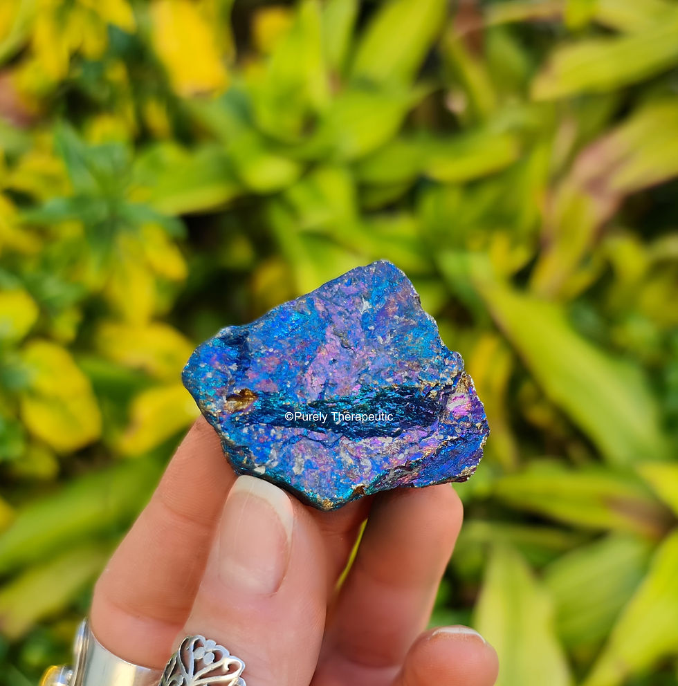 Thumbnail: Peacock Ore Gemstone Crystal