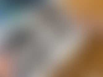 Student's black and brown print of their lighthouse design created in our linocut printing workshop here at Blended Monkey