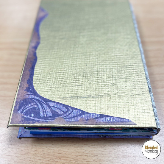 Beautiful journal created on our bookbinding and journal making workshop here at Blended Monkey